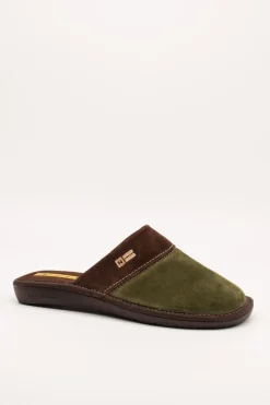 Zapatilla Nordika´s 1628 afelpado musgo/moka de hombre