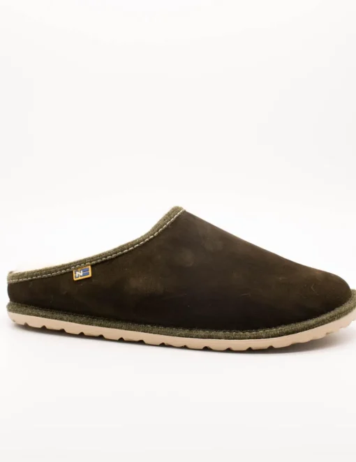 Zapatilla Nordikas 2217 Afelpado Kaki de Hombre
