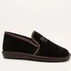 Zapatilla Nordika´s 132 afelpado negro nevada de hombre.