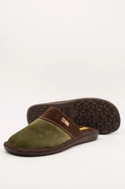 Zapatilla Nordika´s 1628 afelpado musgo/moka de hombre