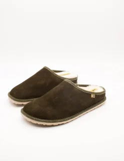 Zapatilla Nordikas 2217 Afelpado Kaki de Hombre