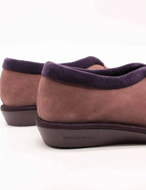 Zapatilla Nordikas 1847/4 Afelpado Malva de Mujer