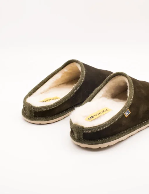 Zapatilla Nordikas 2217 Afelpado Kaki de Hombre