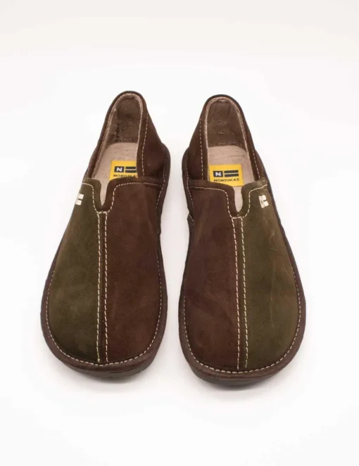 Zapatilla Nordikas 2134 Afelpado Kaki de Hombre
