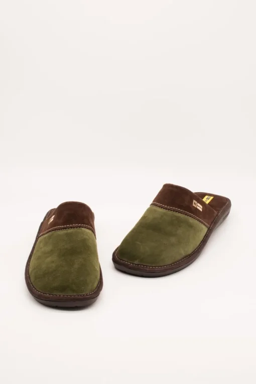 Zapatilla Nordika´s 1628 afelpado musgo/moka de hombre