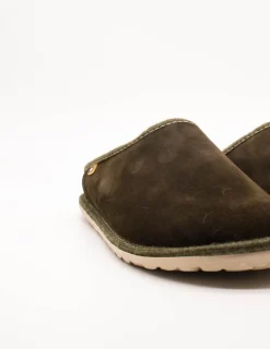 Zapatilla Nordikas 2217 Afelpado Kaki de Hombre