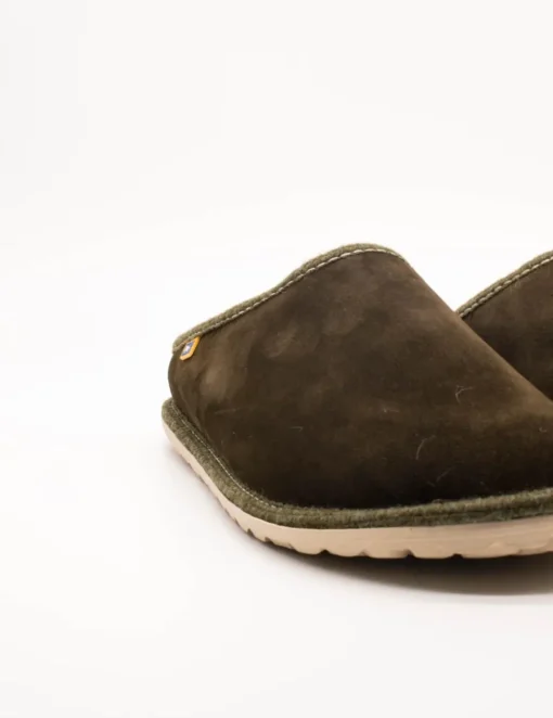 Zapatilla Nordikas 2217 Afelpado Kaki de Hombre