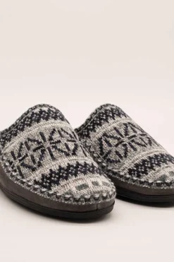 Zapatilla Nordika's 2502 lana teide ceniza
