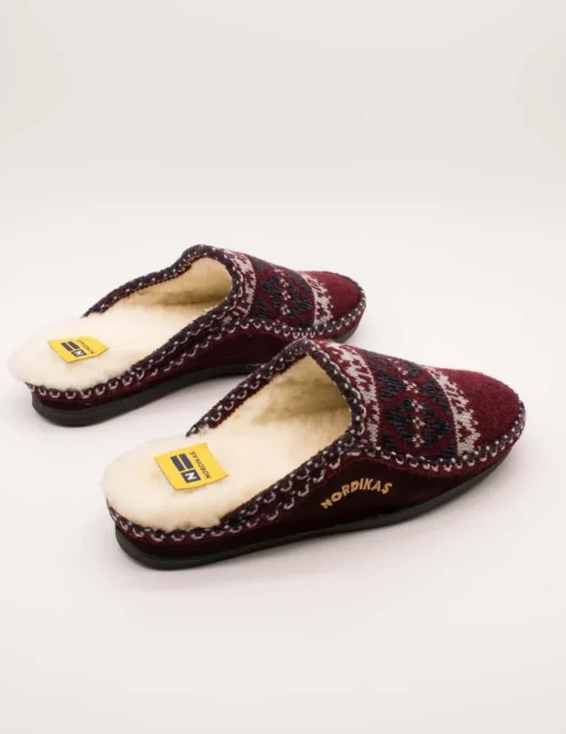 Zapatilla Nordika´s 2502 maya burdeos de hombre