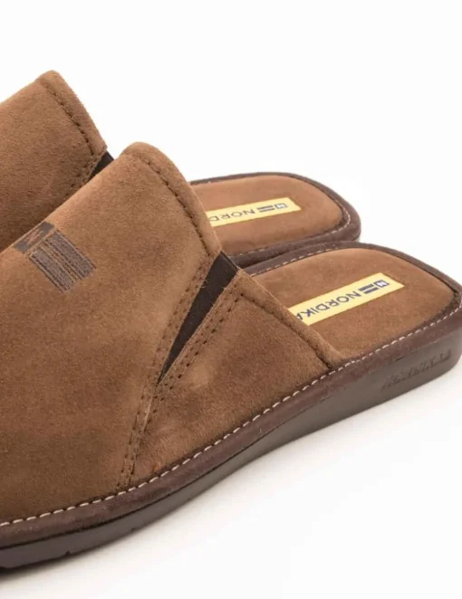 Zapatilla Nordikas 1815 Nevada Afelpado Marrón de Hombre