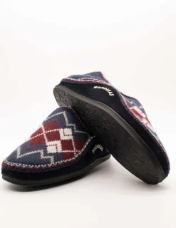 Zapatilla Nordikas 3002 Rombos Marino de Hombre