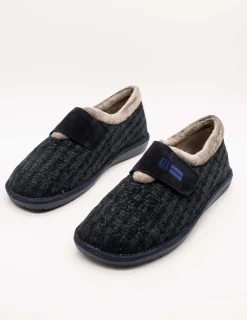 Zapatilla Nordika´s 7519 trenza marino de hombre.