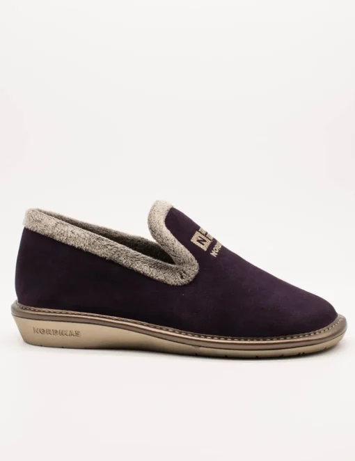 Zapatilla Nordika´s 305-O/4 afelpado purpura de mujer.
