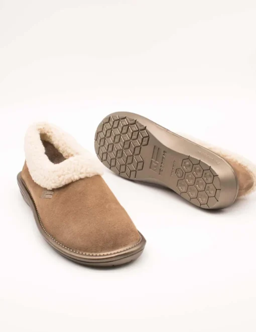 Zapatilla Nordikas 1754-O AFELPADO PIEDRA de Mujer