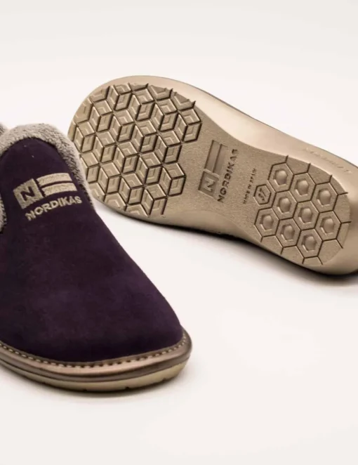 Zapatilla Nordika´s 305-O/4 afelpado purpura de mujer.