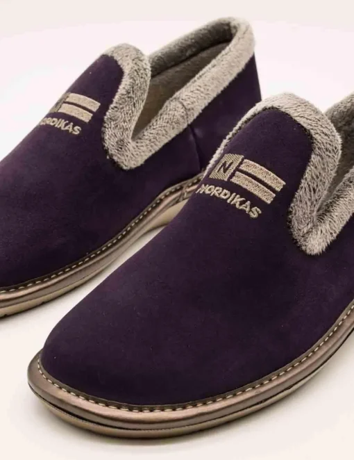 Zapatilla Nordika´s 305-O/4 afelpado purpura de mujer.
