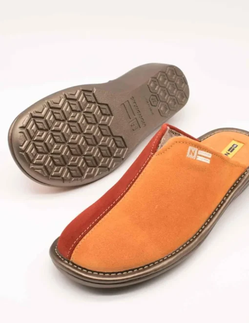 Zapatilla Nordikas 2152-O/8 Afelpado Naranja de Mujer