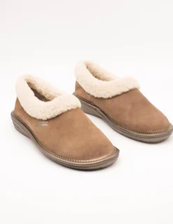 Zapatilla Nordikas 1754-O AFELPADO PIEDRA de Mujer