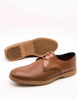 Zapato Keep Honest 16067 picado cruces tabaco de hombre