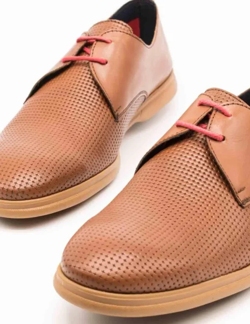 Zapato Keep Honest 16067 picado cruces tabaco de hombre