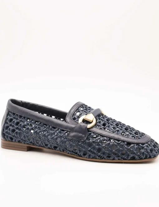 Zapato Be Free Anne-1579 Leather Blue de Mujer