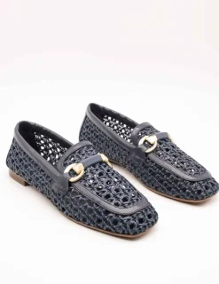 Zapato Be Free Anne-1579 Leather Blue de Mujer