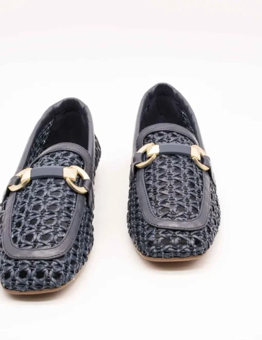 Zapato Be Free Anne-1579 Leather Blue de Mujer