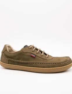 Zapato Callaghan 61903 Nobuk Soft Kaki de Hombre