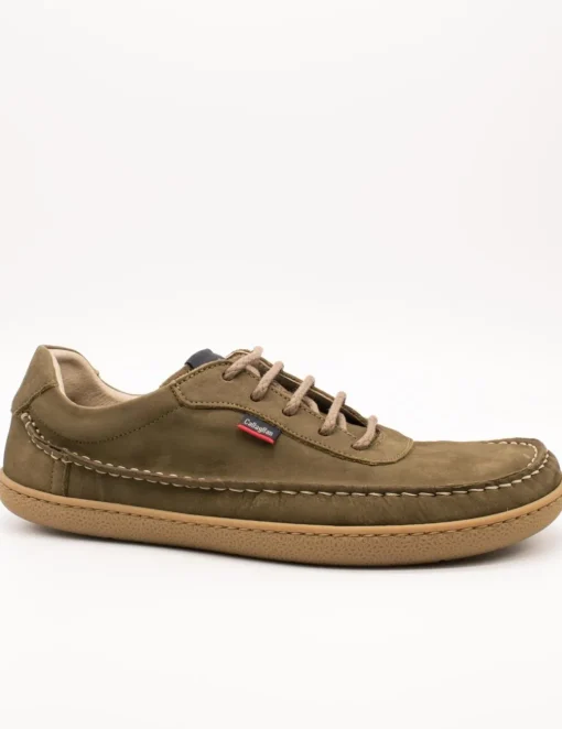 Zapato Callaghan 61903 Nobuk Soft Kaki de Hombre