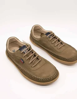 Zapato Callaghan 61903 Nobuk Soft Kaki de Hombre