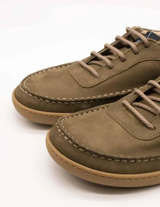Zapato Callaghan 61903 Nobuk Soft Kaki de Hombre
