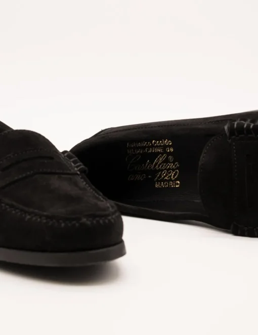 Zapato Castellano 2200 ante negro