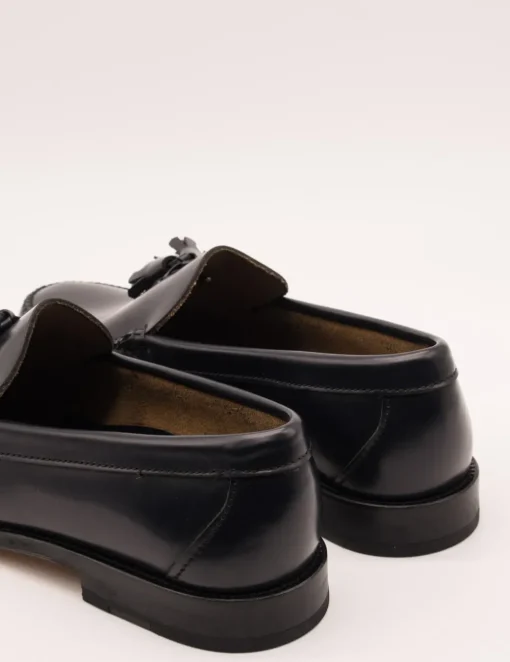 Zapato Castellano 801 calf azul ADB de hombre.
