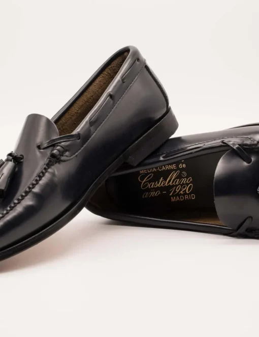 Zapato Castellano 2205p antik marino de mujer