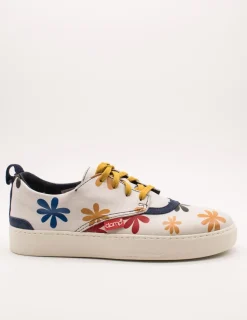Zapato Clamp 30 GUTAN 001 FLWHT NBLU de mujer.