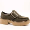Zapato Clarks 26178679 Linoso Monk Dark Green de Mujer