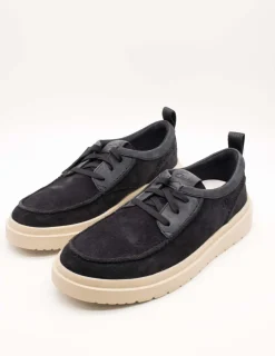 Zapato Clarks 26180866 Polden Moc Navy Suede de Hombre