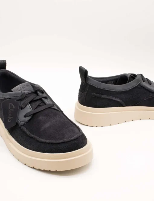 Zapato Clarks 26180866 Polden Moc Navy Suede de Hombre