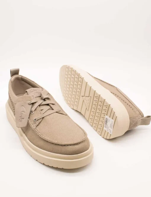 Zapato Clarks 26180867 Polden Moc Grey de Hombre