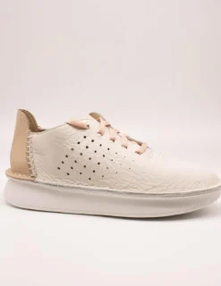 Zapato Clarks 26170419 Velhill Off White de Mujer