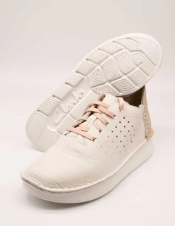 Zapato Clarks 26170419 Velhill Off White de Mujer