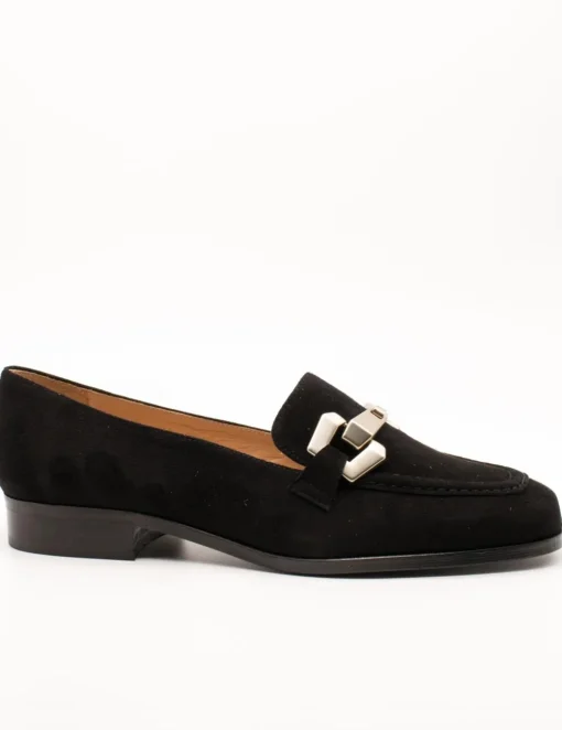 Zapato Dansi 5741 Ante Negro de Mujer