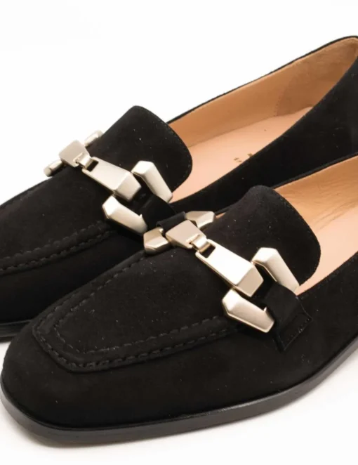 Zapato Dansi 5741 Ante Negro de Mujer