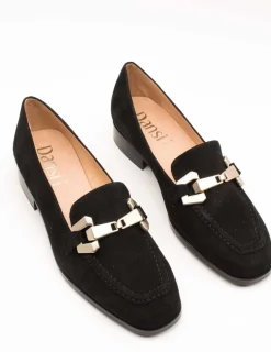 Zapato Dansi 5741 Ante Negro de Mujer