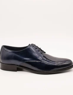Zapato Donattelli 10944 Bronx marino placado de hombre.