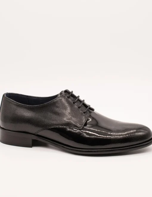 Zapato Donattelli 10944 Bronx negro placado de hombre.