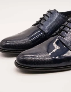 Zapato Donattelli 10944 Bronx marino placado de hombre.