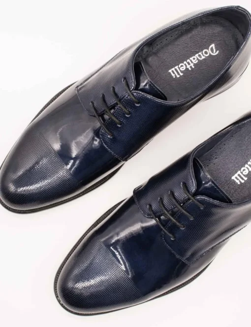 Zapato Donattelli 10944 Bronx marino placado de hombre.