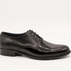 Zapato Donattelli 10944 charol negro placado de hombre.