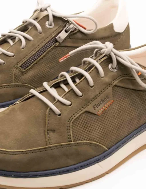 Zapato Fluchos F2211 Nobuck Delbuck Stone de Hombre